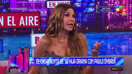 Catherine Fulop recordó la emoción de Ova Sabatini en la boda de su hija Oriana con Paulo Dybala