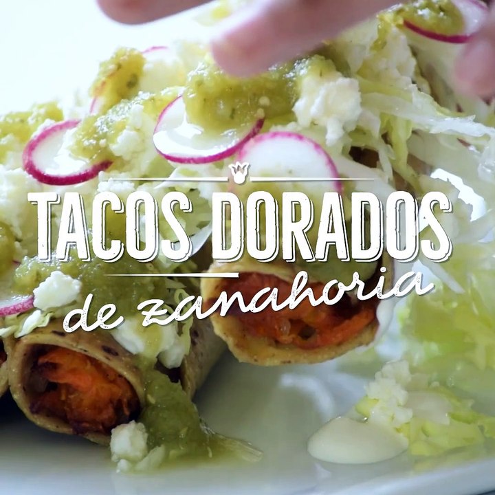 Cómo hacer tacos dorados de zanahoria: Receta fácil