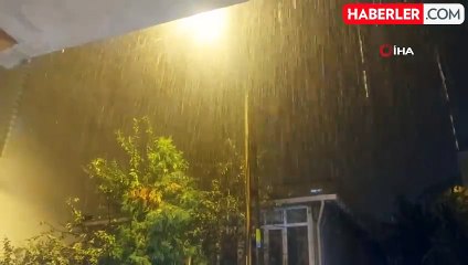 Tekirdağ'da Şiddetli Yağış Hayatı Felç Etti
