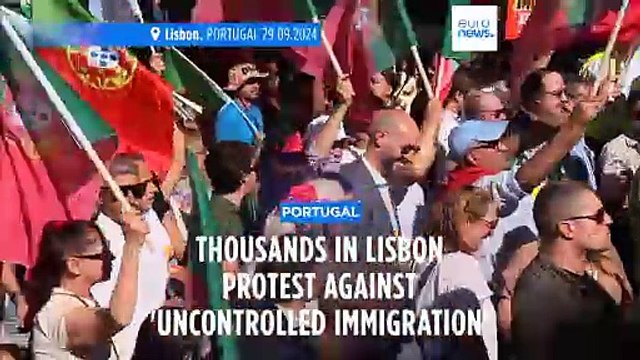 Thousands in Portugal march against immigration in rally called by far-right party