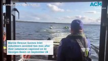 Sussex Inlet Marine Rescue assist capsized catamaran