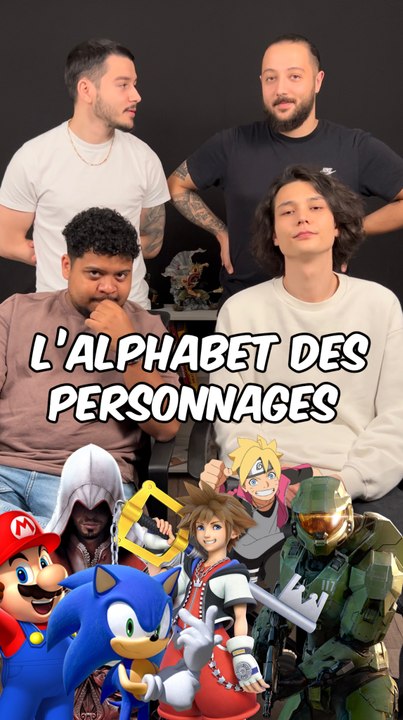 L’alphabet des personnages de jeux vidéos ! #Quiz #videogames #Personnage #teameq