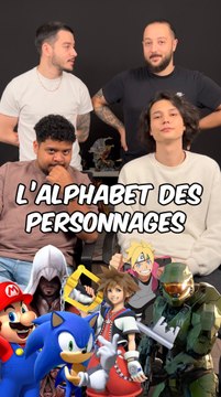 L’alphabet des personnages de jeux vidéos ! #Quiz #videogames #Personnage #teameq