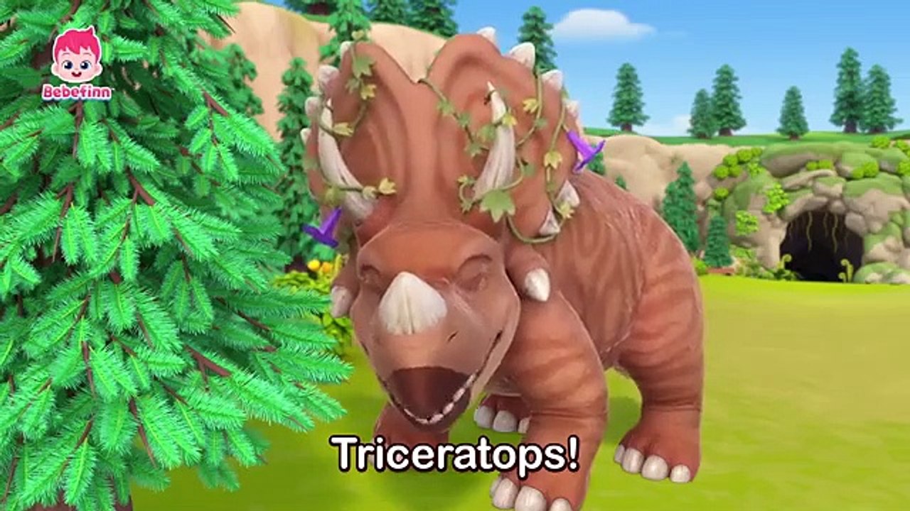 Triceratops the Dinosaur | bebefinn nursery rhymes