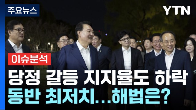 [시사정각] 당정, 정부 출범 후 지지율 동반 최저치...해법은? / YTN
