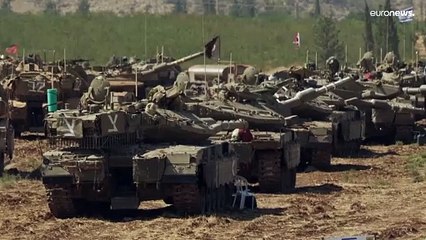 إسرائيل تحشد دباباتها على الحدود الشمالية مع لبنان بعد مقتل نصر الله وتلوح بتوغل بري