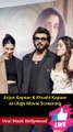 Arjun Kapoor & Khushi Kapoor at Ulajh Movie Screening
