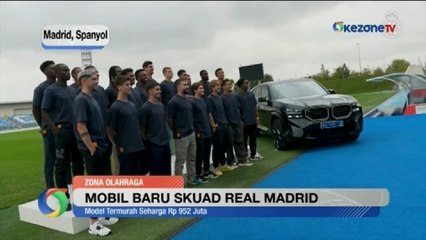 Pemain dan Pelatih Real Madrid Dapat Mobil BMW Mewah