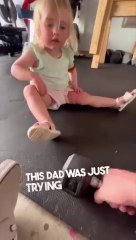 This Dad didn't expect his girl to do this
