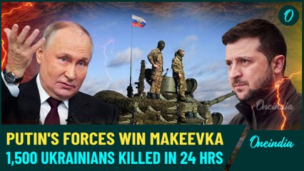 Скачать видео: Russia's Big Win in Makeevka: 1,500 Ukrainian Soldiers Killed as Putin's Army Pushes Toward Pokrovsk