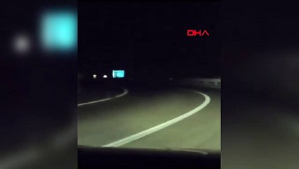 Bursa’da o anlar kamerada! Aniden önlerine çıktı