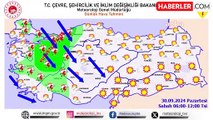 Meteoroloji'den Hava Durumu Uyarısı: Sıcaklık Düşüyor ve Kuvvetli Yağış Bekleniyor