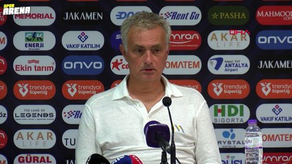 Jose Mourinho: 'Dzeko'nun golü ofsayt değildi, pozisyon temizdi'