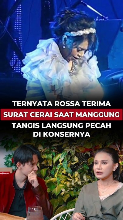 Ternyata Rossa Terima Surat Cerai Saat Manggung...
