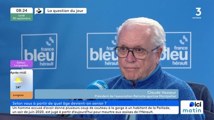 Claude Vasseur, président de l'association Retraite sportive à Montpellier