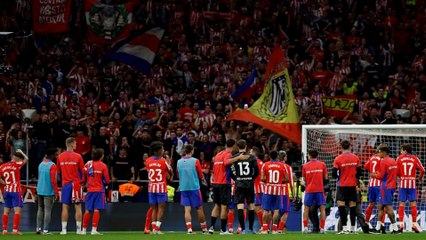 Simeone sobre lo ocurrido en el Metropolitano: "Sanción al que tira el mechero, pero también al que provoca"