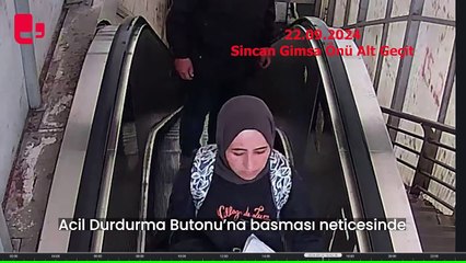 Ankara'da yürüyen merdivenlere sabotaj
