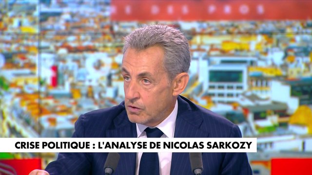«Quand il n’y a pas d’incarnation, il faut une bonne stratégie» selon Nicolas Sarkozy