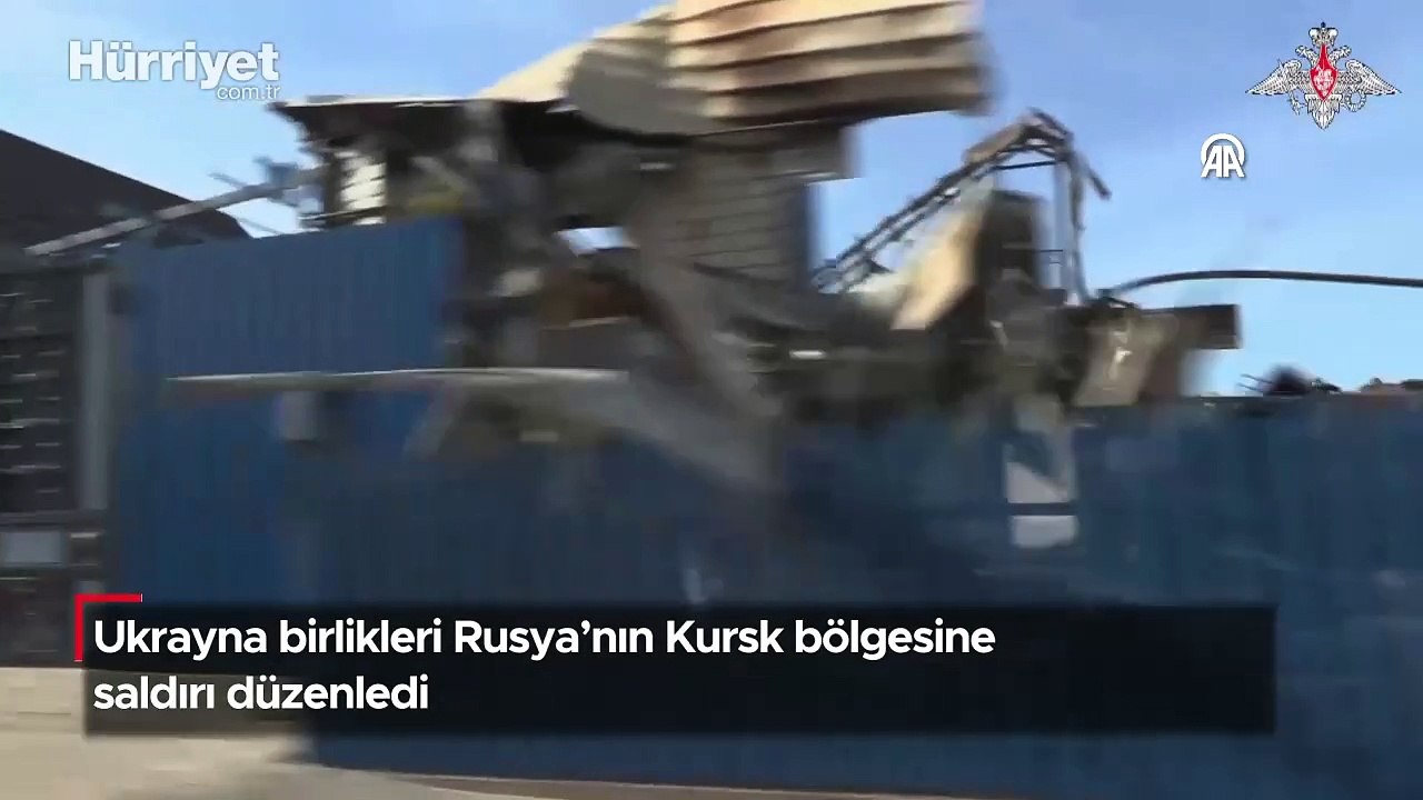 Ukrayna birlikleri Rusya'nın Kursk bölgesine saldırı düzenledi