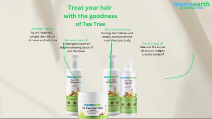 mamaearth tea tree hair oil