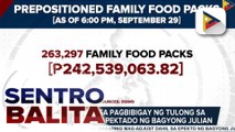 DSWD, handa sa pagbibigay ng tulong sa mga pamilyang apektado ng Bagyong #JulianPH