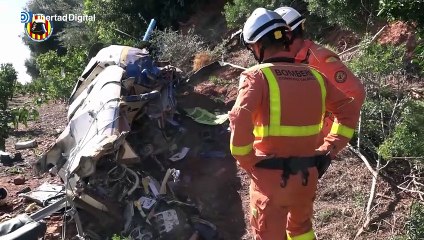 Tres muertos tras colisionar un helicóptero con las líneas de alta tensión en Valencia