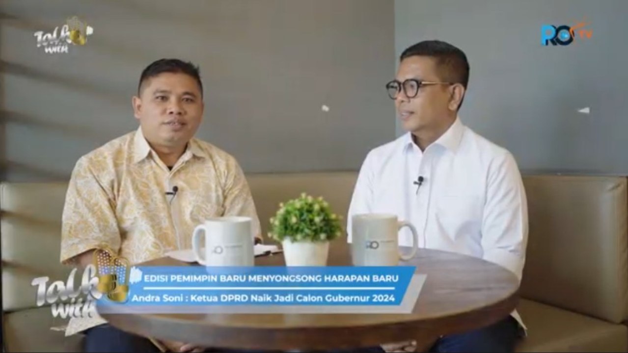 JPP Talks, "Pemimpin Baru, Menyongsong Harapan Baru" bersama Bapak Andra Soni, Calon Gubernur Banten 2024 (Part 2)