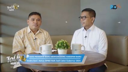 JPP Talks, "Pemimpin Baru, Menyongsong Harapan Baru" bersama Bapak Andra Soni, Calon Gubernur Banten 2024 (Part 3)