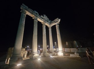 Antik kentlerde gece müzeciliği: Perge Phaselis ve Aspendos da ekleniyor