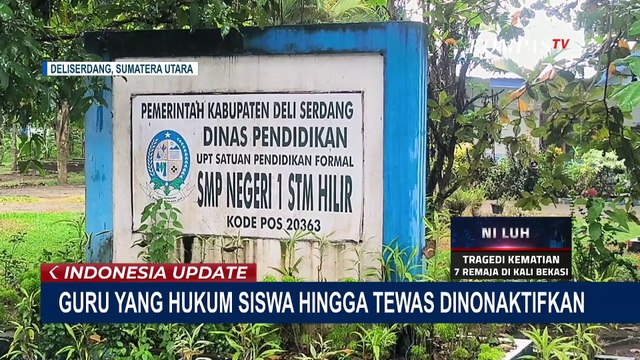 Guru Hukum Siswa Squat Jump hingga Tewas di Deliserdang Dinonaktifkan Sementara