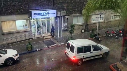 Mucha lluvia y algo de granizo en Tacuarembó (23 y 24/09/2024)