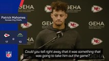 Chiefs sweat on Rice after receiver injures knee in collision with Mahomes