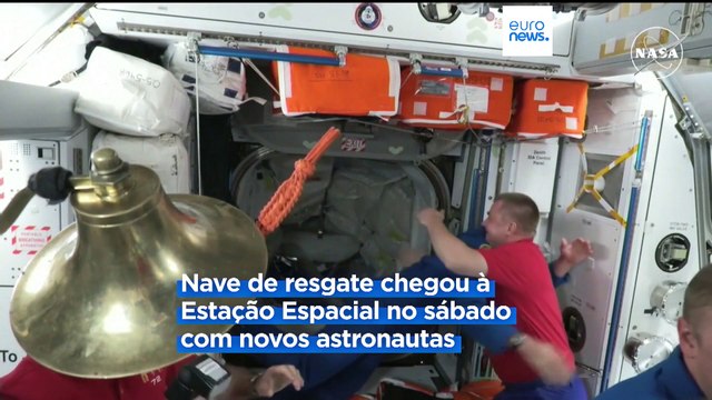Cápsula da SpaceX que vai trazer astronautas retidos já chegou à Estação Espacial Internacional