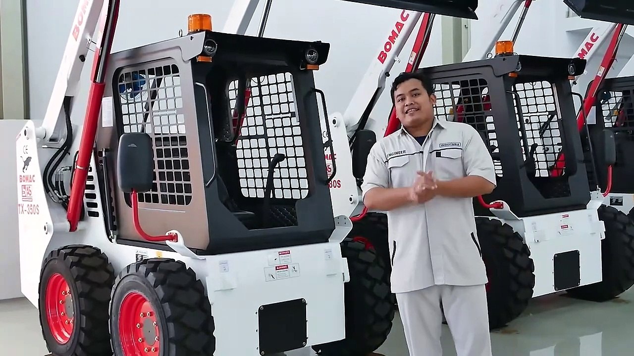 REVIEW BOMAC SKID STEER LOADER DENGAN GARANSI 3 TAHUN MESIN DAN HIDROLIK - BOMAC SSL TX-350S