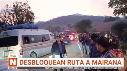 SCZ desbloquean ruta a Mairana