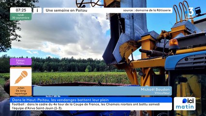 30/09/2024 - ICI Matin France Bleu Poitou en vidéo