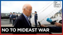 Biden says wider Mideast war 'has to be avoided'