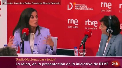 La reina doña Letizia vuelve a los micrófonos de Radio Nacional