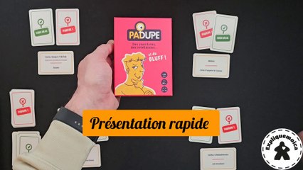 Présentation rapide de  PADUPE  #expliquemoica