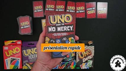 Présentation rapide de  UNO SHOW'EM NO MERCY  #mattel  #expliquemoica