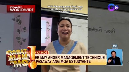Guro, pinusuan online dahil sa kuwelang paandar niya sa loob ng classroom | Dapat Alam Mo!
