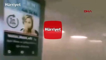 Ferit Melen Havalimanı’nda yangın paniği
