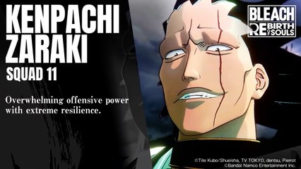 Bleach Rebirth of Souls Official Kenpachi Zaraki Character Trailer