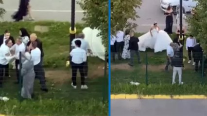 Dünürler tekme tokat birbirine saldırdı: Düğün iptal oldu