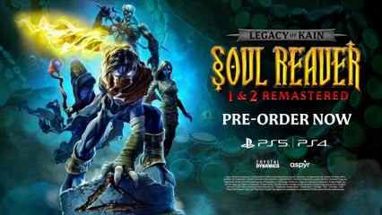 Legacy of Kain Soul Reaver 1 & 2 Remaster Release Date Trailer