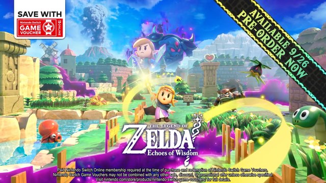 The Legend of Zelda Echoes of Wisdom Official Launch Trailer.