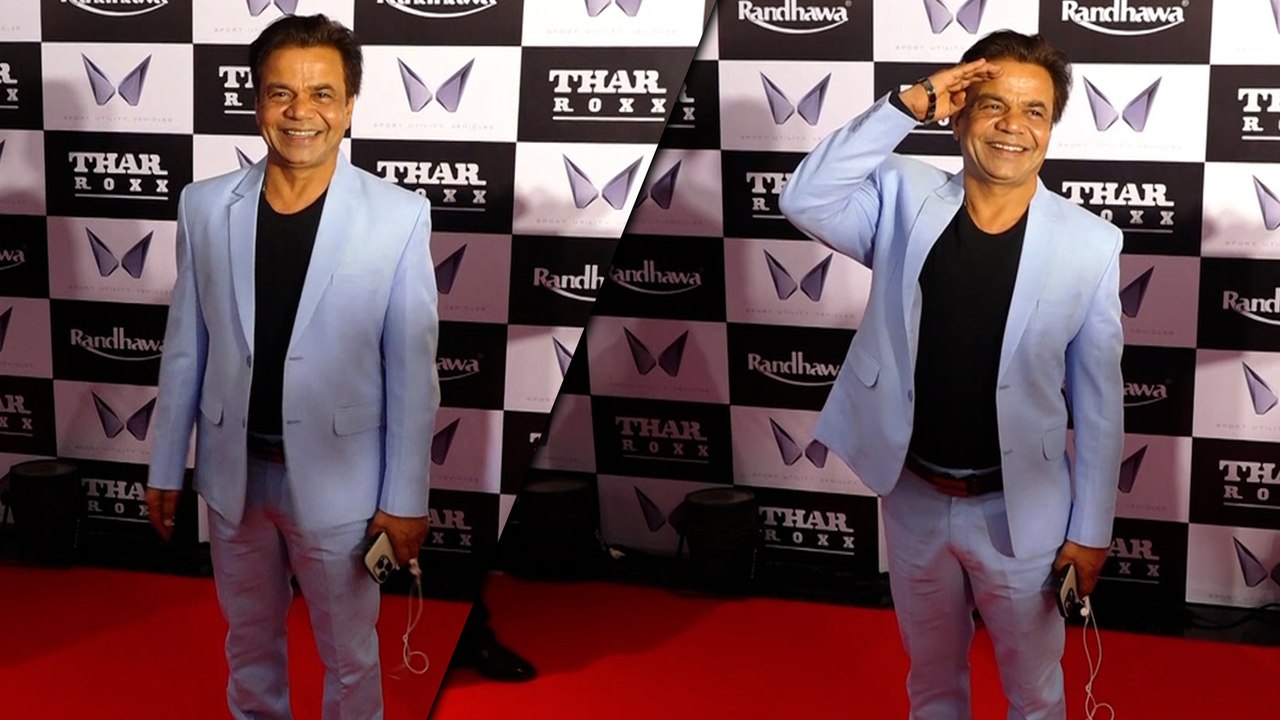 Rajpal Yadav STEALS The Spotlight At the Launch of Thar Roxx by Randhawa Motors