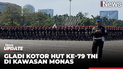Persiapan HUT ke-79 TNI, 100.000 Pasukan dan Alutsista Disiagakan di Kawasan Monas
