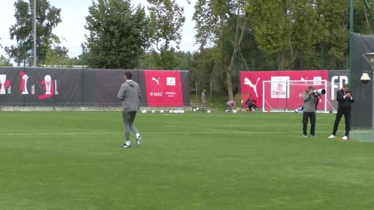 Milan, allenamento pre-Bayer: tante risate e un Morata già caldo