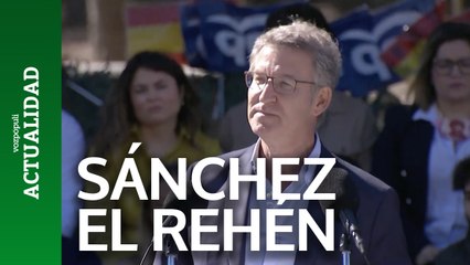 Feijóo: "Nadie en Europa es tan rehén como Sánchez"